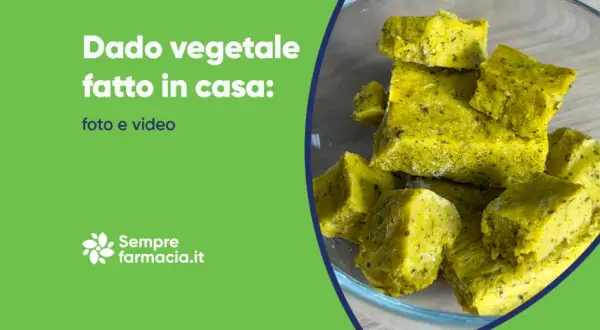 Cubetti di dado vegetale fatto in casa, pronti per insaporire i tuoi piatti.